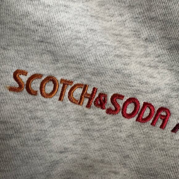 Scotch & Soda Amsterdam Couture Embroidered Logo Sweatshirt Y2K Designer - Picture 5 of 10